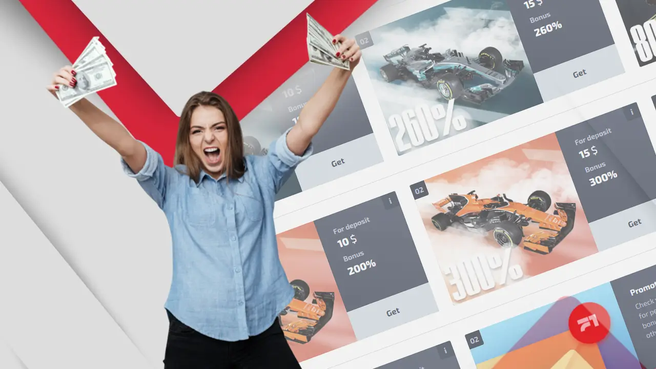Виплати бонусів казино F1